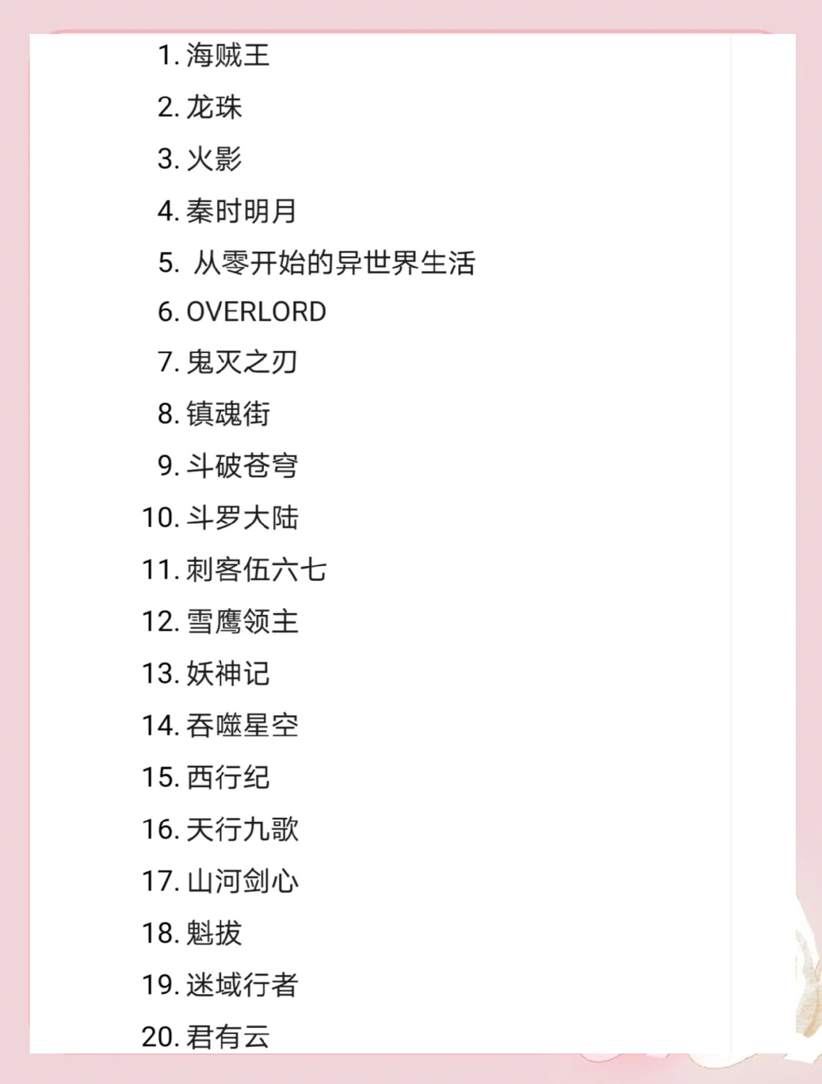 【看动漫软件排名榜,看动漫比较齐全的软件】-第1张图片